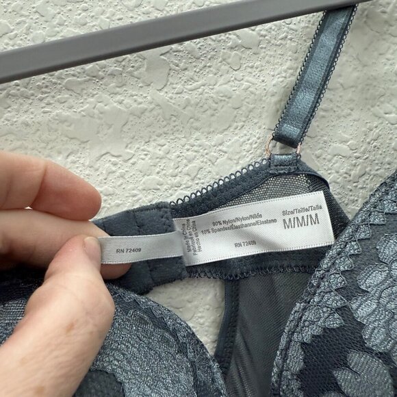 Rene Rofe Sophie B Intimates Demi Push Up Lace Bodysuit 306482 Womens Medium NEW - Picture 5 of 8